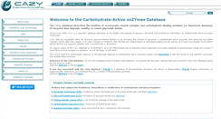 Desktop Screenshot of cazy.org